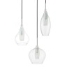 803051 Подвес PENTOLA 3х25W G9 ХРОМ/ПРОЗРАЧНЫЙ