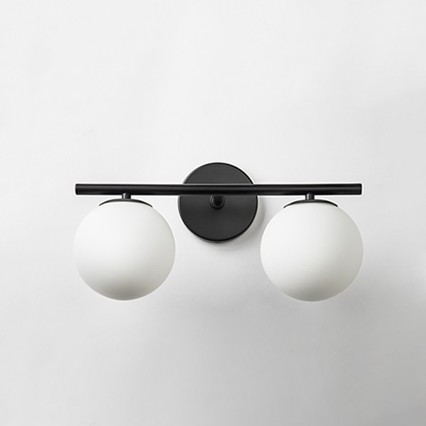 815527 Бра CROCO 2х40W E14 ЧЕРНЫЙ МАТОВЫЙ