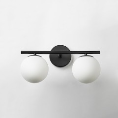 815527 Бра CROCO 2х40W E14 ЧЕРНЫЙ МАТОВЫЙ