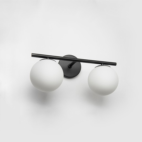 815527 Бра CROCO 2х40W E14 ЧЕРНЫЙ МАТОВЫЙ