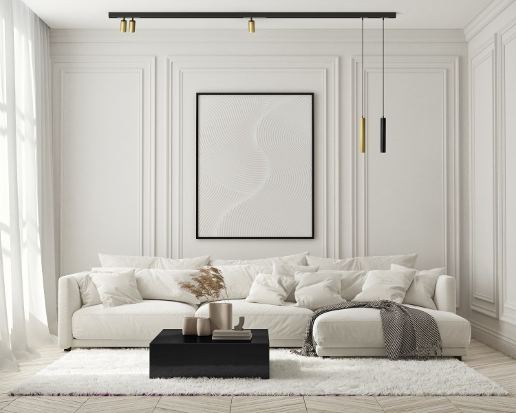 DK8008-BG Подвесной светильник SMART SPOT 9W DIM 2700K-6000K матовое золото с черным