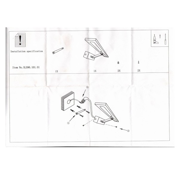 SL596.101.01 Подсветка для картин ST-Luce Хром/Хром, Белый LED 1*16W 4000K Настенные светильники