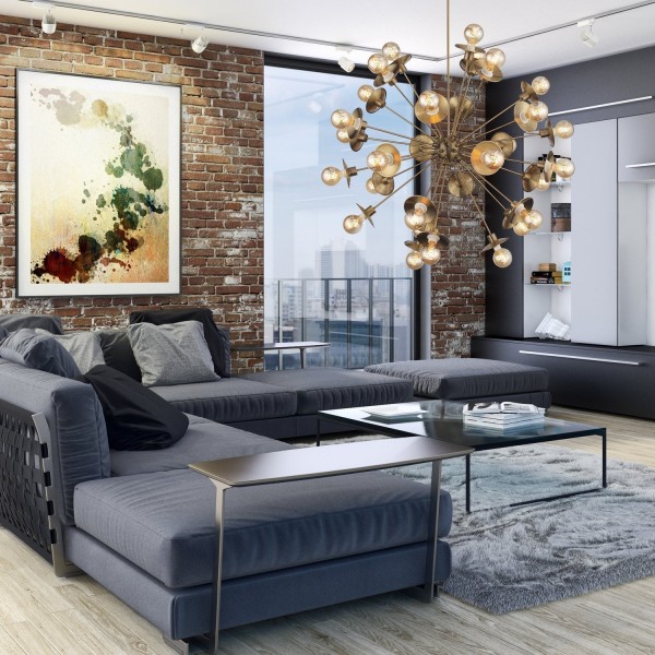 SL1111.303.30 Светильник подвесной ST-Luce Латунь E27 30*40W GUIDO