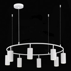 SL1213.503.08 Светильник подвесной ST-Luce Белый/Белый GU10 8*5W 4000K KENDO