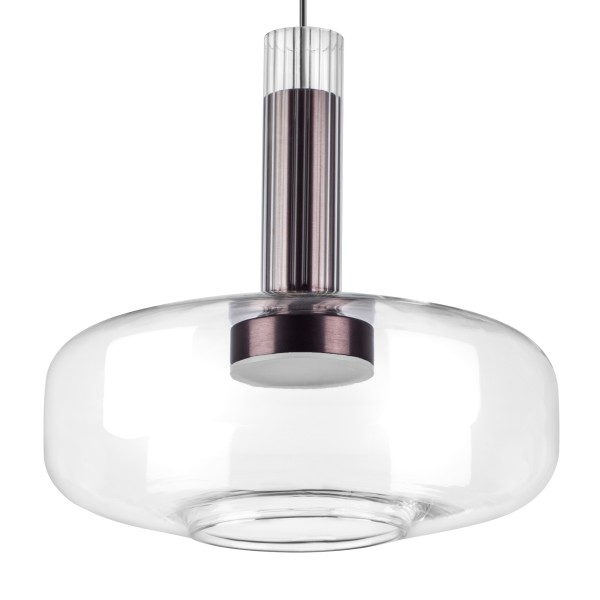 792110 Люстра DISCO 6W LED 300LM 120G БЕЛЫЙ/ПРОЗРАЧНЫЙ 3000K