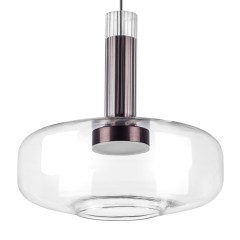 792110 Люстра DISCO 6W LED 300LM 120G БЕЛЫЙ/ПРОЗРАЧНЫЙ 3000K