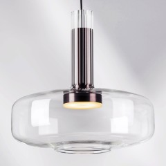 792110 Люстра DISCO 6W LED 300LM 120G БЕЛЫЙ/ПРОЗРАЧНЫЙ 3000K