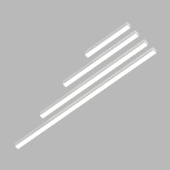 Накладной светодиодный светильник Ledron LINE BRITTO 1653 Black 4000K