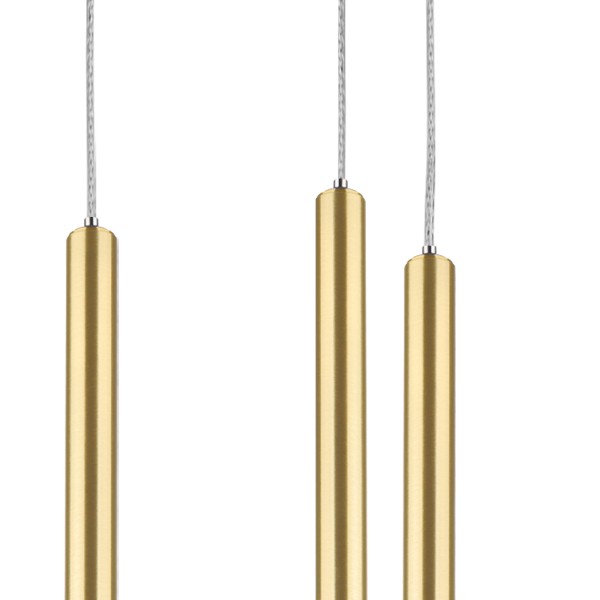 L5T747143 Люстра TUBO LED 25W 1400LM 360G ЗОЛОТО 4000K (574723+747143 (5шт)