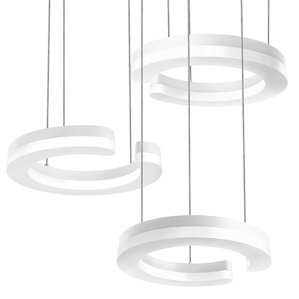 763346 Подвес UNITARIO 34.5W LED 3795LM БЕЛЫЙ МАТОВЫЙ 4000K