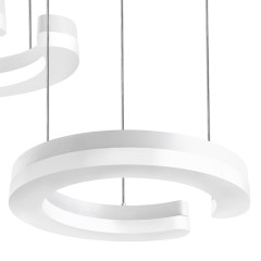 763346 Подвес UNITARIO 34.5W LED 3795LM БЕЛЫЙ МАТОВЫЙ 4000K