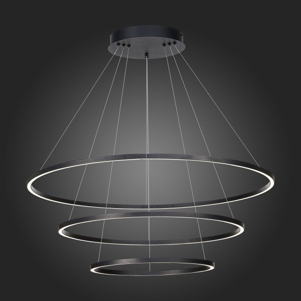 ST605.443.114 Светильник подвесной ST-Luce Черный/Белый LED 1*114W 4000K Подвесные светильники