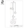SL1175.103.03 Светильник подвесной ST-Luce Хром/Прозрачный E14 3*40W PORTICI
