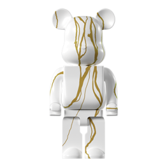 Статуэтка BEARBRICK чёрный с золотым