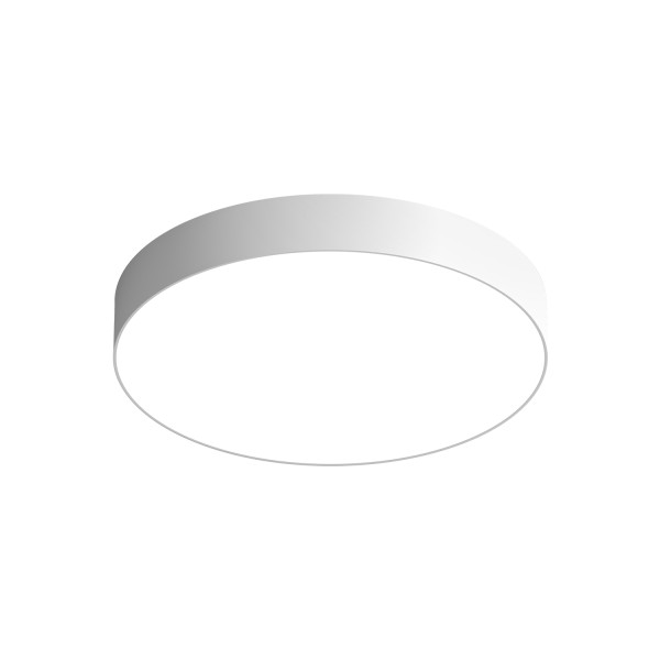 DK2851-WH Накладной светильник TAB 36 Вт, LED LED 3000K/4000K/6500K, IP 20, d212mm, белый, алюминий/акрил