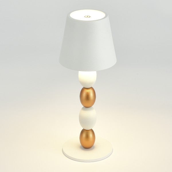 SL1011.514.01 Прикроватная лампа ST-Luce Белый, Золотистый/Белый LED 1*3W 3000-6000K EASE