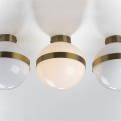 812111 Люстра GLOBO 1х40W E14 БРОНЗА/БЕЛЫЙ