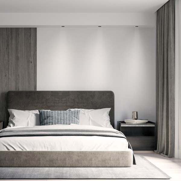 DK2510-WB Встраиваемый светильник SPACE со светодиодом d65 220V 8W 38° 4000К IP20 белый/черный алюминий