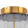 809061 Люстра CELESTA LED 1х12W 600LM ЗОЛОТО/ДЫМЧАТЫЙ 3000K