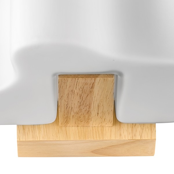 802615 Бра NUBI LEGNO 1х40W E14 СВЕТЛОЕ ДЕРЕВО/БЕЛЫЙ