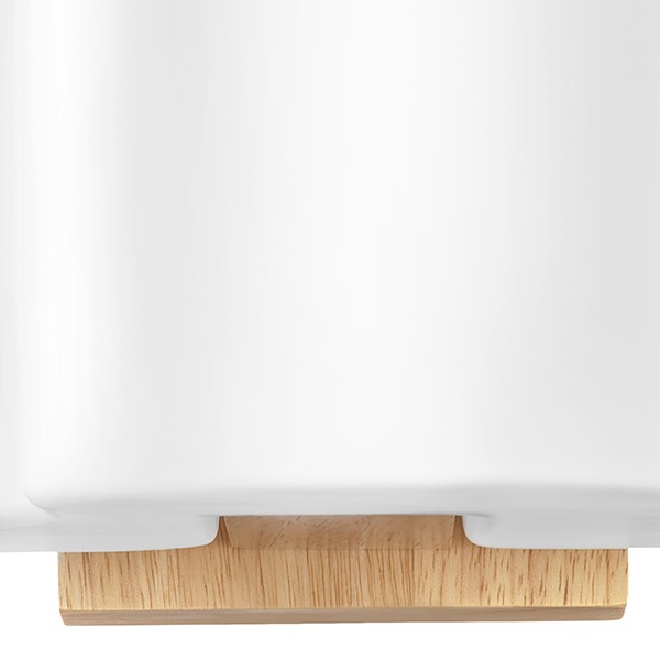 802615 Бра NUBI LEGNO 1х40W E14 СВЕТЛОЕ ДЕРЕВО/БЕЛЫЙ