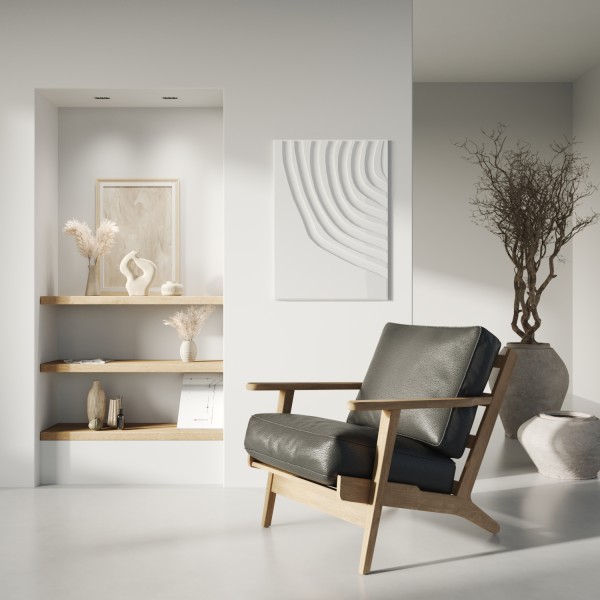 DK2530-WB Встраиваемый светильник SPACE со светодиодом под шпатлевку L69mm 220V 6W 38° 4000К IP20 белый/черный алюминий