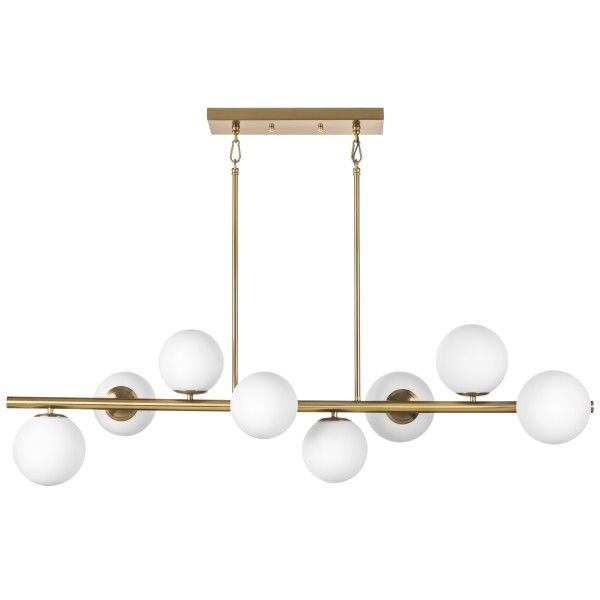 815083 Люстра CROCO 8х40W E14 ЛАТУНЬ