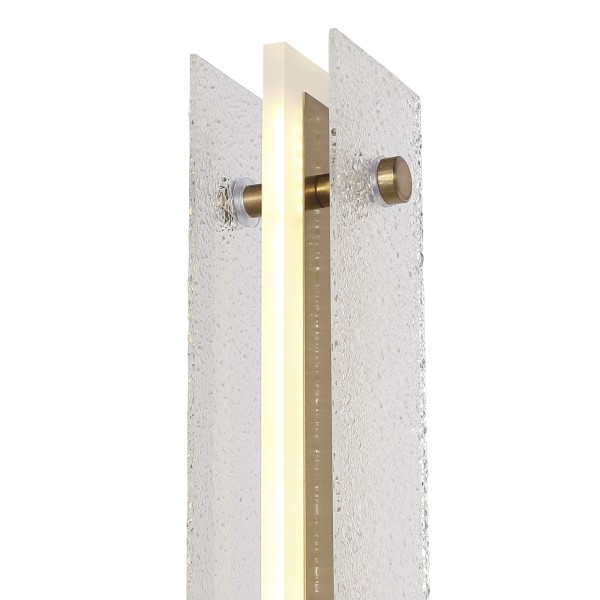 SL6245.205.01 Светильник напольный ST-Luce золотистый/Прозрачный LED 1*20W 4000K FAGY