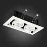 ST250.558.02 Св-к встр. Черный, Белый GU10 2*50W IP20 L245xW126xH70 220V Без ламп Встраиваемые светильники