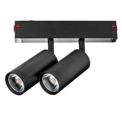 205507 Светильник д/1-фазн трека TETA  APP LED 2х9W 1560LM COB 24G ЧЕРНЫЙ PRO 3000-6000K DIM