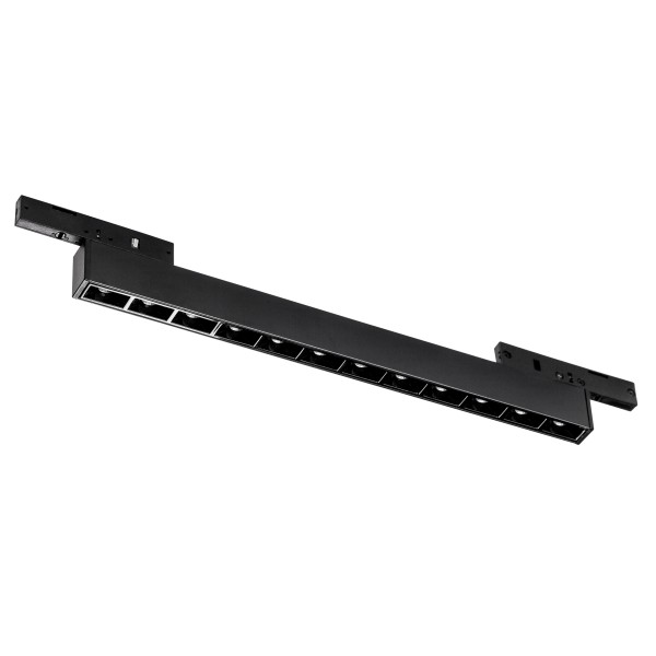 266647 Светильник 24V д/1-фазн трека LINEA LED 12W 1100LM 36G ЧЕРНЫЙ 4000K