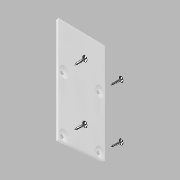 Заглушка для накладного профиля 13306-Z Black