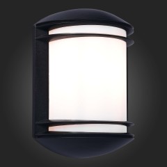 SL076.401.01 Светильник уличный настенный ST-Luce Черный/Белый E27 1*60W AGIO