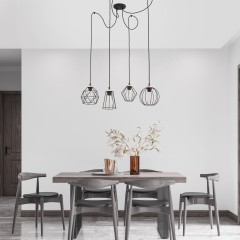 Светильник с плафонами лофт 1646 Galaxy