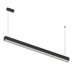 ST612.443.32 Светильник подвесной Черный LED 1*35W 4000K 962Lm Ra>80 120°IP20 L1120xW50xH60 180-220V Подвесные светильники