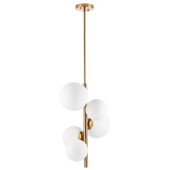 815053 Люстра CROCO 5х40W E14 ЛАТУНЬ