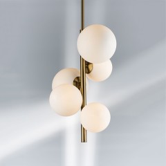 815053 Люстра CROCO 5х40W E14 ЛАТУНЬ