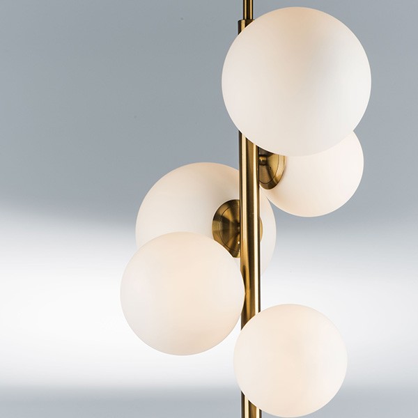 815053 Люстра CROCO 5х40W E14 ЛАТУНЬ