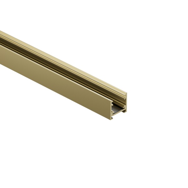 TR5710-SB Трек SHINE BASE, 1м, 48V DC, IP20, сатинированная латунь, алюминий