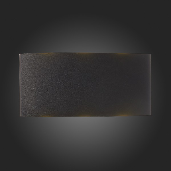 SL089.401.06 Светильник уличный настенный ST-Luce Черный кварцевый LED 6*1W 4000K BISELLO