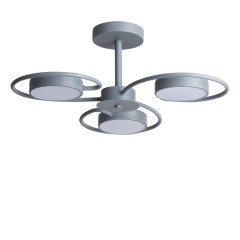 5658/36CL LEDIO LN23 279 серый Люстра потолочная LED 36W 3000-6000K 1840Лм 220V EVIN