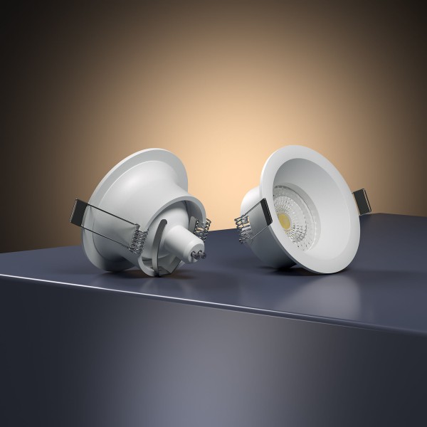 Светильник встраиваемый Andi GU10 белый IP44 25061/01