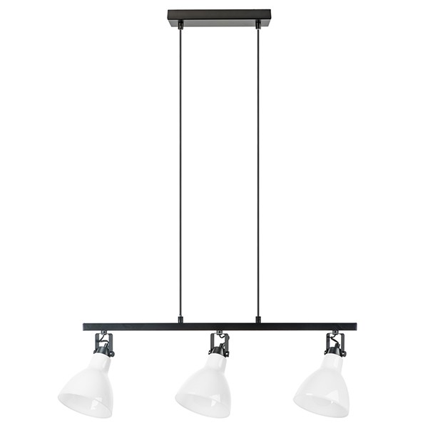 761130 Люстра ACROBATA 3х40W E14 ЧЕРНЫЙ/БЕЛЫЙ