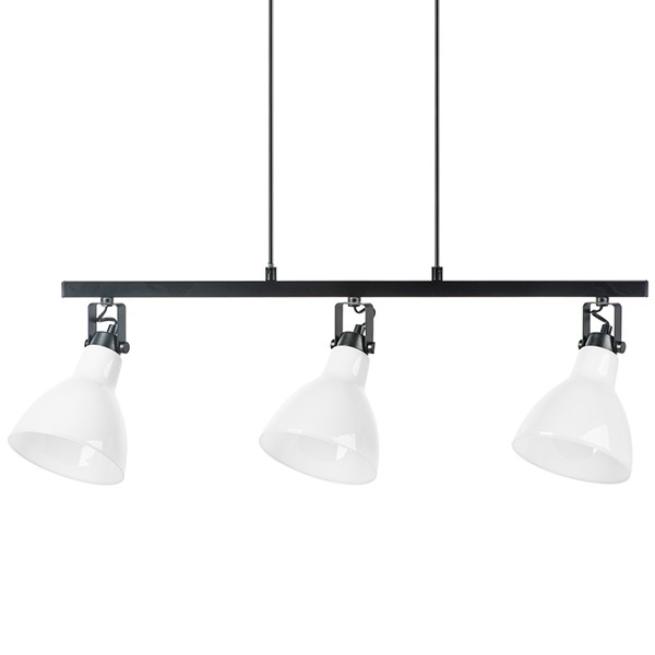 761130 Люстра ACROBATA 3х40W E14 ЧЕРНЫЙ/БЕЛЫЙ