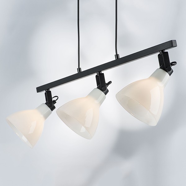 761130 Люстра ACROBATA 3х40W E14 ЧЕРНЫЙ/БЕЛЫЙ