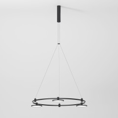 Esthetic Magnetic Шинопровод с тросовыми креплениями Round черный ⌀800 85138/00