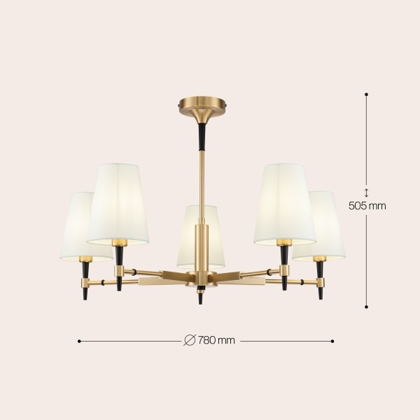 Люстра Maytoni H001CL-05BS