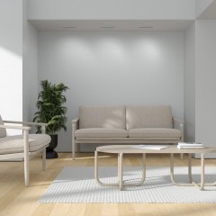 DK2515-WB Встраиваемый светильник SPACE со светодиодом L240mm 220V 20W 38° 4000К IP20 белый/черный алюминий