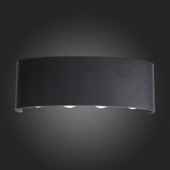 SL089.401.08 Светильник уличный настенный ST-Luce Черный кварцевый LED 8*1W 4000K BISELLO