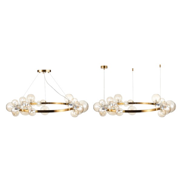 SL1165.303.24 Светильник подвесной ST-Luce Бронза/Коньячный G4 24*5W NECTON